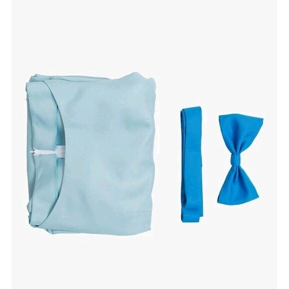 SOLD!!!Women's Blue Dress Costume Wendy Peter Pan Cosplay Blue Bow Tie Ha - Picture 5 of 7